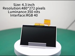 4.3 ιντσών LCD Monitor Module με 480*272 Pixels TFT LCD Screen με φωτεινότητα 350 νιτ