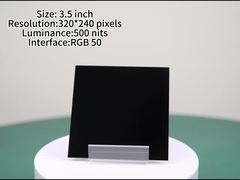3.45 ιντσών Προσαρμοσμένο Συγκινητικό Πίνακα Αγγίγματος Ανάλυση 800*480 pixels Φωτεινότητα 500 nits Υψηλή φωτεινότητα